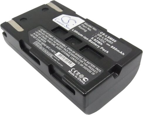 بطارية بديلة 7.4 فولت 800 مللي أمبير في الساعة SB-LSM80 متوافقة مع VP-D375W VP-D963 VP-D371 VP-DC563i VP-D453i VP-DC161Wi VP-DC171W SC-D362 VP-D353i VP-D461Bi SC-D363 VP-D361Wi VP-D965Wi VP-DC173(i) in Kuwait