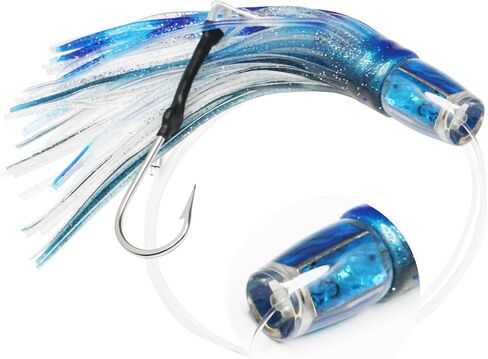 VIKETECH 8.3 بوصة 3.3 أونصة من الراتنج King Mackerel Mahi Wahoo Trolling Lures 8/0 خطاف in Kuwait