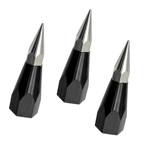 3 PCS Replaceable Steel Tip for GPS Prism Pole Thread Sharp Point in Saudi Arabia