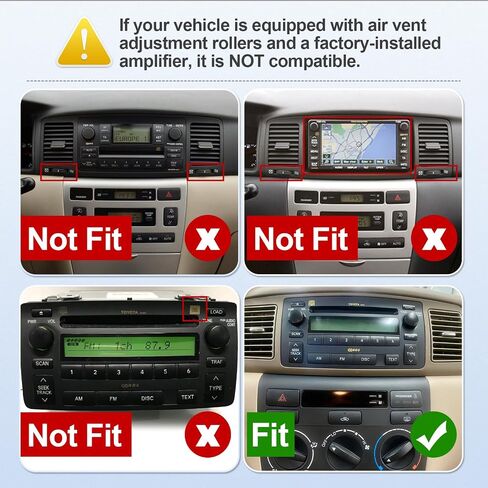 9-inch Linux Car Stereo for Toyota Corolla EX 2005-2012 IPS Touchscreen Screen Car Radio with Carplay & Android Auto Support Aftermaket Camera FM Bluetooth SWC in Kuwait