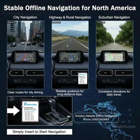 Navigation SD Card for Select 2021-2024 Mazda, TD2K66EZ1B, USA/CAN/MEX Maps in Saudi Arabia