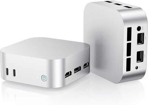 جهاز كمبيوتر صغير N100 (Turbo 3.4 جيجا هرتز)، ذاكرة وصول عشوائي LPDDR5 سعة 12 جيجا بايت، 1 تيرابايت M.2 SSD، كمبيوتر مكتبي صغير، 4K HDMI DP/3 x USB3.2 Wi-Fi 6/BT 5.2، HTPC/Business Office Micro Pc in Kuwait