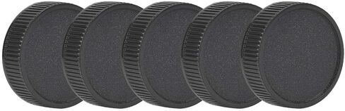 5PCS Camera Rear Lens Cover, Camera Lens Cover, Reusable Plastic Rear Lens Cap Cover Fits for M42 Camera, Black in Kuwait
