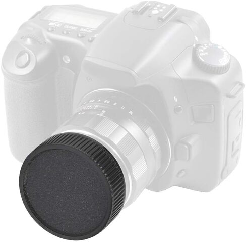 5PCS Camera Rear Lens Cover, Camera Lens Cover, Reusable Plastic Rear Lens Cap Cover Fits for M42 Camera, Black in Kuwait