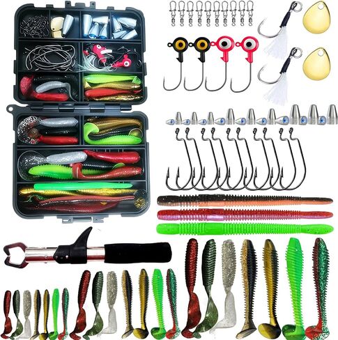 Bass Fishing Lure Set, Boat, Kayak Drop Shot Fishing in Kuwait