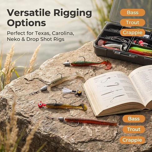 Bass Fishing Lure Set, Boat, Kayak Drop Shot Fishing in Kuwait