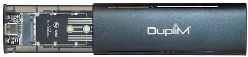 20Gbps USB 3.2 Gen 2x2 M.2 NVMe SATA SSD Enclosure by DupliM in Saudi Arabia