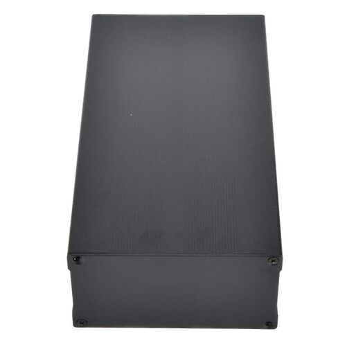 Aluminum Alloy DIY Electronic Protection Enclosure Case Black Heat Dissipation Shielding Signal 55 x 106 x 200mm in Saudi Arabia