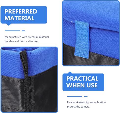 Polyester Camera Storage Bag for DSLR Lenses, Travel Insert Case in Kuwait