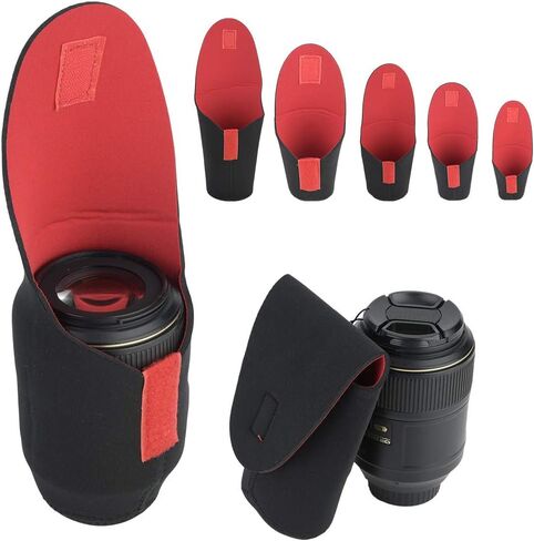 Hidyliu Camera Lens Bag Set, 5 Sizes for SLR in Saudi Arabia