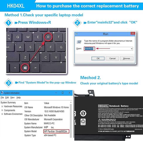 HK04XL 7.72V 78.5Wh Laptop Battery Replacement for HP EliteBook x360 1030 G7 1030 G8 1040 G7 1040 G8 Series HK04054XL L84352-005 L82391-005 119Y7EA 1L6C6AW 336F5EA L83796-171 HSTNN-IB9H HKO4XL in Kuwait