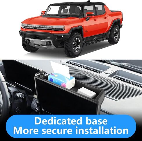 Car Phone Holder Center Console Organizer Tray for GMC Hummer EV 2022 2023 2024 2025 2026 Auto Interior Accessories Best Cell Phones Mount Mobile CellPhone Stand Dashboard Screen Storage Accessory in Kuwait
