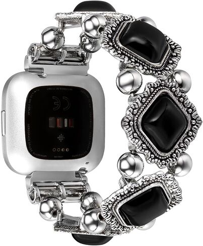 Boho Beaded Bracelet Compatible with Versa 4/Versa 3/Sense &2 in Saudi Arabia