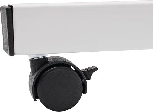 Mobile Laptop Desk, Rolling Computer Stand Portable Laptop Desk, White in Saudi Arabia