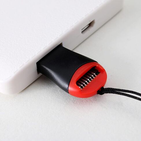 Portable Memory Card Reader Adapter USB2.0 TF Card Reader with Lanyard in Kuwait