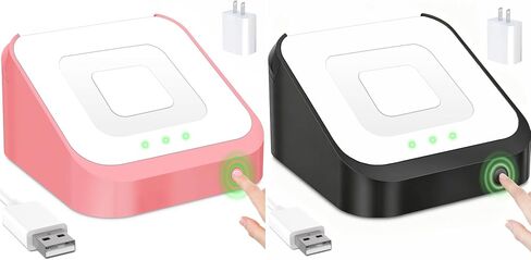 2 Packs Dock for Square Reader 2nd Generation, Holder Stand for Square Reader 2nd Generation, Smart Anti-Sleep Button, Anti-Slip Base Dock (Cable & Wall Charger, NO Machine in Kuwait