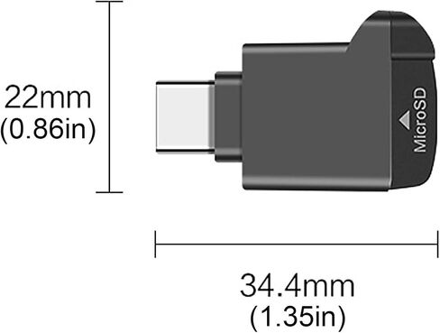 Type C TF Adapter Reader for Direct Card Access Mobile Travel in Kuwait