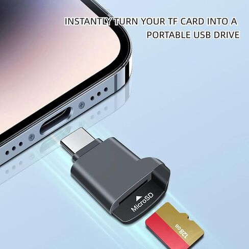 Type C TF Adapter Reader for Direct Card Access Mobile Travel in Kuwait