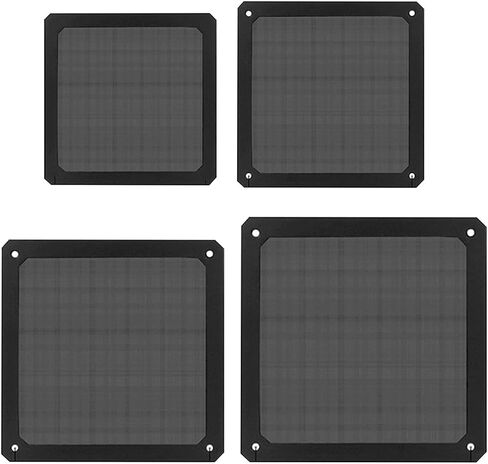 5 Pcs 8-14cm Magnetic Frame Dust Filter Net Cover Mesh with Holes PC Computer Case Cooling Fan Power Supply in Kuwait
