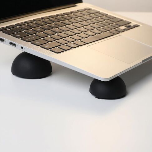 Operitacx 2pcs Invisible Laptop Cooling Stand - Silicone Notebook Heat Dissipation Feet - Detachable Computer Cooling Pad Balls for Ergonomic Desktop Work in Kuwait