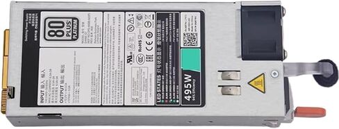 495W for R530 R630 R730 R730XD R740 T430 T630 Server Power Supply D495E-S0 D495E-S1 F495E-S0 02FR04 0N24MJ 09338D in Kuwait