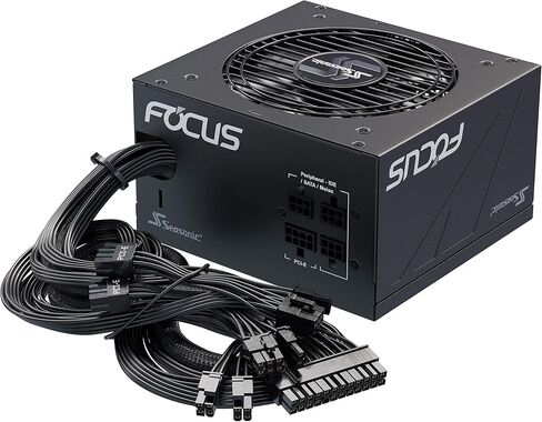Seasonic Focus SSR-850FM, 850W 80+ Gold, Semi-Modular, Fits All ATX Systems, Fan Control in Silent and Cooling Mode, 7 Year Warranty, Perfect Power Supply for Gaming and Various Application (Renewed) in Kuwait