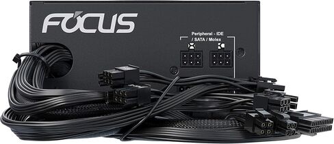 Seasonic Focus SSR-850FM, 850W 80+ Gold, Semi-Modular, Fits All ATX Systems, Fan Control in Silent and Cooling Mode, 7 Year Warranty, Perfect Power Supply for Gaming and Various Application (Renewed) in Kuwait
