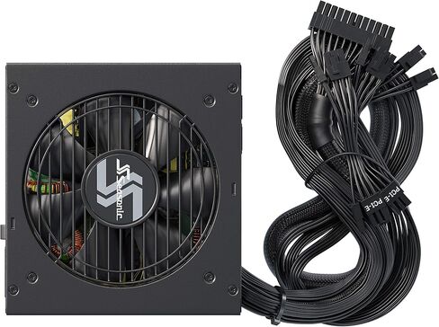 Seasonic Focus SSR-850FM, 850W 80+ Gold, Semi-Modular, Fits All ATX Systems, Fan Control in Silent and Cooling Mode, 7 Year Warranty, Perfect Power Supply for Gaming and Various Application (Renewed) in Kuwait
