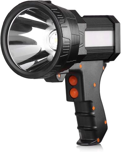 BUYSIGHT Rechargeable Spotlight 2000,000 Lumen, Spot Lights Flashlight in Kuwait