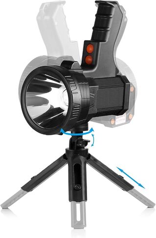 BUYSIGHT Rechargeable Spotlight 2000,000 Lumen, Spot Lights Flashlight in Kuwait