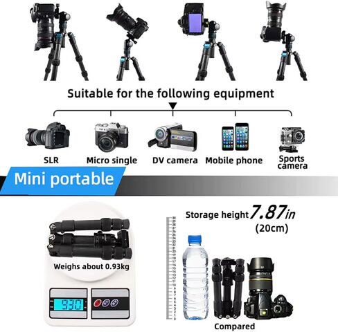 Carbon Fiber Tabletop Tripod, 30mm Ball Head w/Arca Quick Release Plate in Kuwait