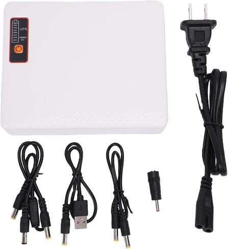 Mini UPS Battery Backup 12000mAh for Router Modem Camera US Plug in Kuwait
