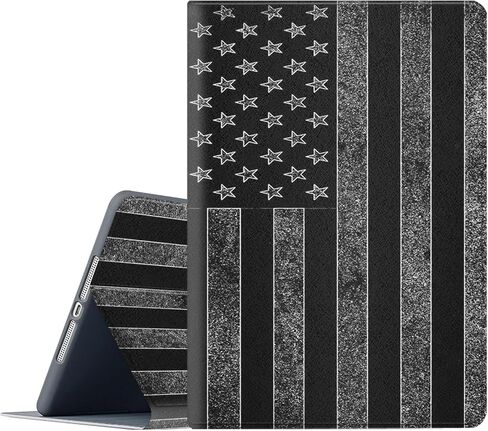 Case for iPad Air 1/2, iPad 9.7-Inch (2017/2018 Model,5th/6th Generation),Adjustable Stand Auto Wake/Sleep Function Full Body Protection Cover - Skeleton Holding a Sickle in Saudi Arabia