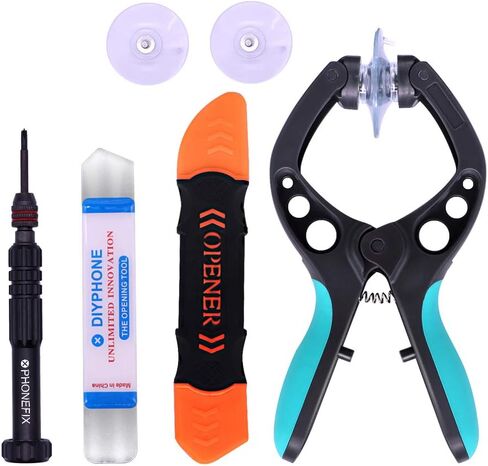 4 in 1 Cellphone Repair Tool Precision Screwdriver Set LCD Screen Replacement Tool Kit Suction Cup Opening Tools Kit for Phone Repair in Saudi Arabia