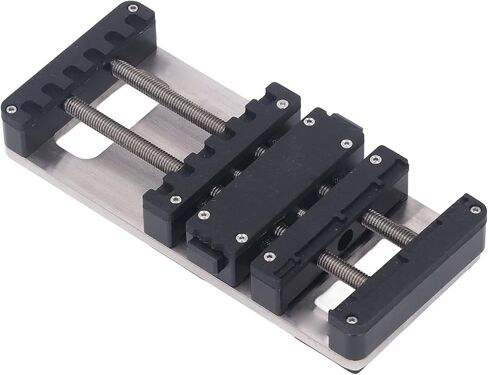 Stainless Steel Universal Repair Jig for Cell Phone Motherboard Maintenance and Chip Repair, with Sliding Module - Compatible with Most Cell Phone and Small Workpieces in Saudi Arabia