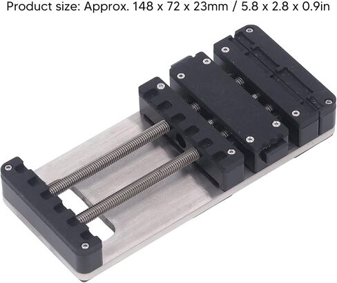 Stainless Steel Universal Repair Jig for Cell Phone Motherboard Maintenance and Chip Repair, with Sliding Module - Compatible with Most Cell Phone and Small Workpieces in Saudi Arabia