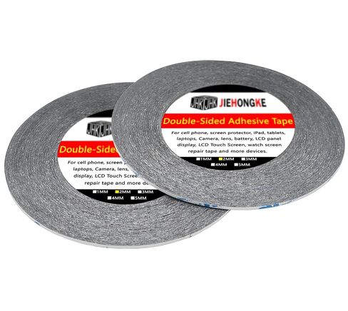2pcs 2mm*50M Electronics Maintenancd Upkeep&Repair Double Sided Adhesive Tape with 1 Tweezers for Cell Phone, iPad, Tablets, Laptops, LCD Screen in Saudi Arabia