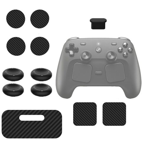 XYYORITRIX Dust Cover for Steam Controller 2，[5in1] Protection Kit Type-C Dust Plug Silicone Joystick Covers Trackpad Stickers Button Stickers Charger Stickers - Protects Against Dust Scratches in Kuwait