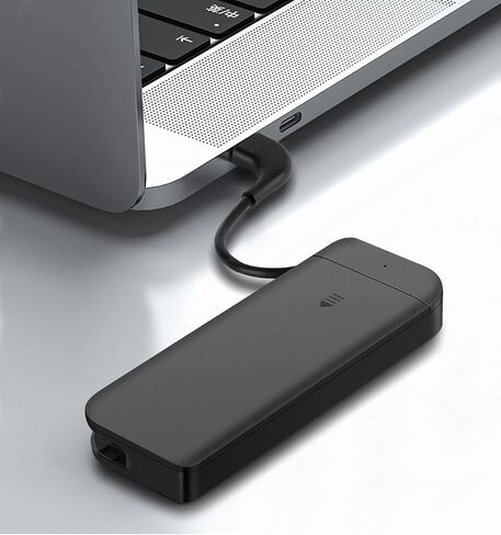 M.2 NGFF SATA SSD Enclosure Adapter,5Gbps USB3.0 Tool-Free Hidden Cord,SSD Reader Supports B and B&M Keys with Size 2280 2260 2242 2230 (Not for M.2 NVME) in Kuwait