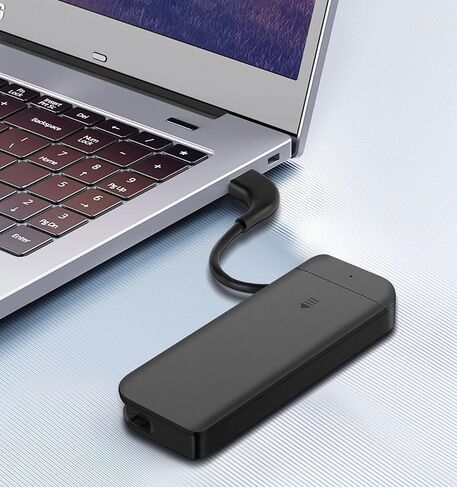M.2 NGFF SATA SSD Enclosure Adapter,5Gbps USB3.0 Tool-Free Hidden Cord,SSD Reader Supports B and B&M Keys with Size 2280 2260 2242 2230 (Not for M.2 NVME) in Kuwait