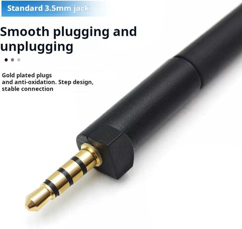 Lightweighted Microphone for Computer Headphones Perfect for Streaming and Online Use Flexible Boom Mic for Gaming in Kuwait