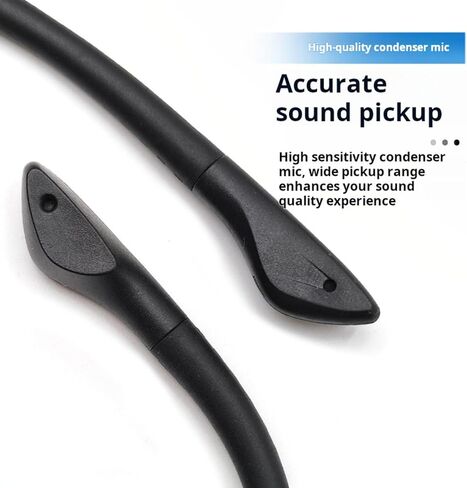 Lightweighted Microphone for Computer Headphones Perfect for Streaming and Online Use Flexible Boom Mic for Gaming in Kuwait