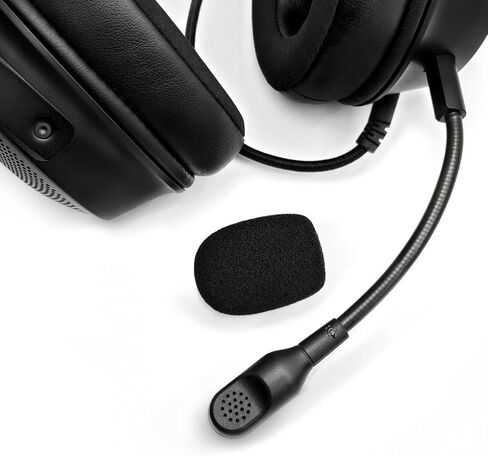 CCYLEZ Replacement Microphone for V3 Wired USB Gaming Headset Clear Sound Noise Cancelling 3.5mm Mic Boom Detachable Enhanced Bass in Kuwait