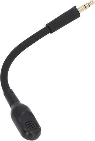GOWENIC Replacement Game Mic, 3.5mm Detachable Boom Microphone, Noise Cancelling Headset Mic for Gaming Headset, Headphone Microphone Replacement, Wired for PC in Kuwait
