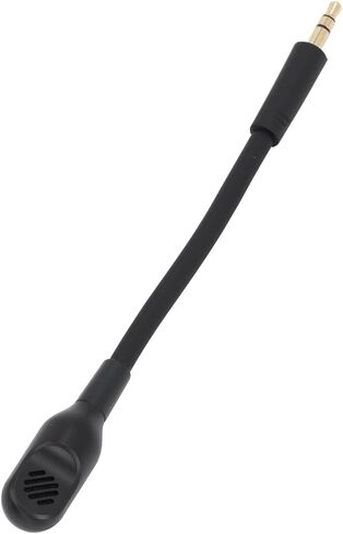 GOWENIC Replacement Game Mic, 3.5mm Detachable Boom Microphone, Noise Cancelling Headset Mic for Gaming Headset, Headphone Microphone Replacement, Wired for PC in Kuwait