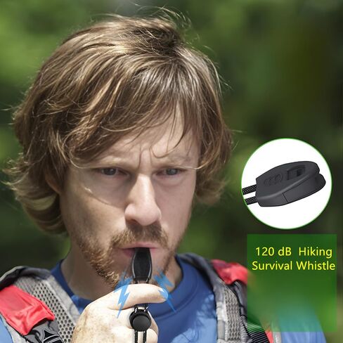 Signal Mirror Survival Kits Military Grade, 3 x 5 in Camping Mirror with Survival Whistle, Gifts for Men, Birthday Gifts for Fathers Husband Boyfriends in Kuwait