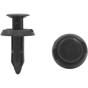 uxcell 50 Pcs 6mm Hole Dia Plastic Fastener Door Panel Clips Push Type Rivet Retainer Bumper Pin, 50 Pack