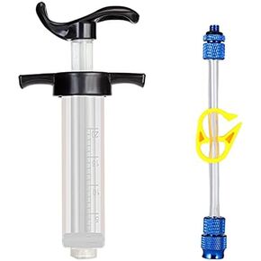 YAKAMOZ 20ML Cycling Tubeless Tire Sealant Injector Stans No Tube Tires Sealant Injector Syringe Bike Tire Repair Kit for MTB Mountain Road Bicycle Notubes Tire Repairing