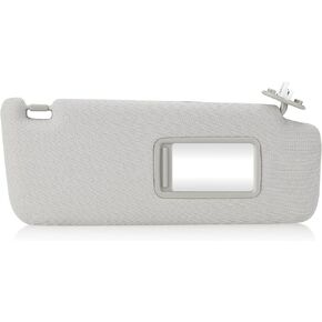 Right Passenger Side Grey Sun Visor with Vanity Light Fit for Toyota 4Runner 2010-2023 Sunvisor Replacement 74310-35B00-E1 74310-35B01-E1