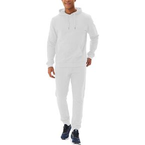 Men's Tacksuit 2-Piece Active Set:Fleece Pullover Sweatshirt and Sweatpants,Jogging Sweatsuit Outfit